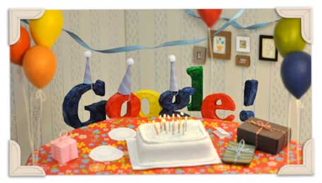Google 13º Aniversário