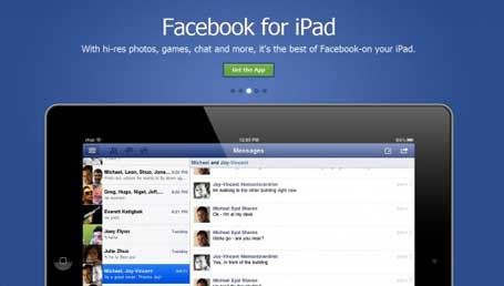 Facebook App iPad