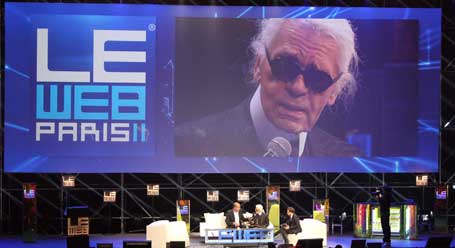 Karl Lagerfeld No Le Web 2011