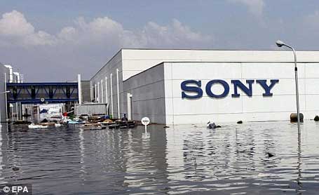 Sony Inundada